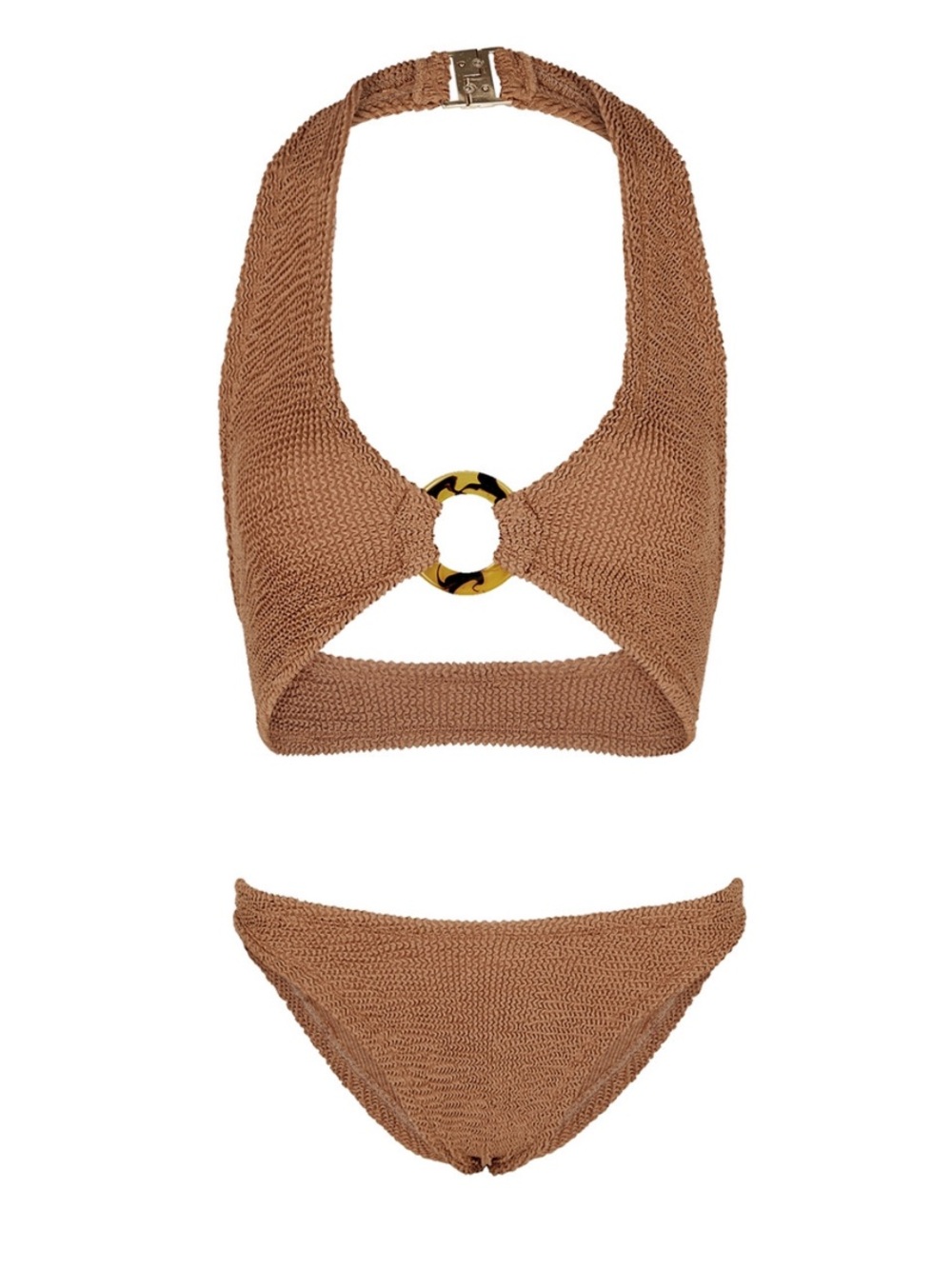 NWOT Hunza G Coco Halter Bikini